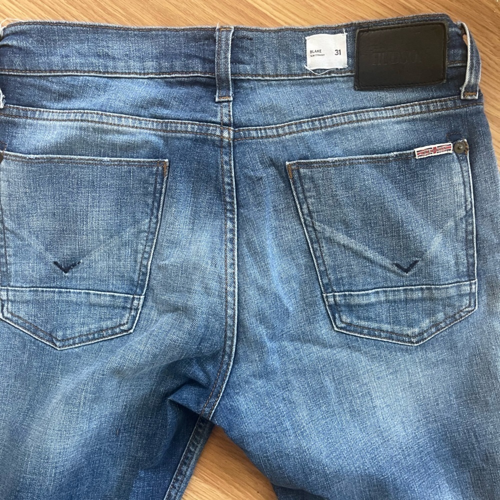 Hudson Jeans Blue Straight-Leg Classic - Picture 5 of 10
